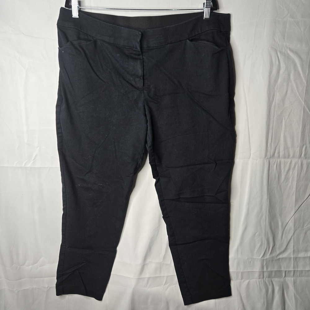 EVRI Classic Black Ankle Business Casual Pants